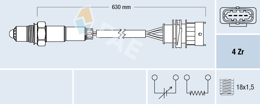 FAE Lambda-sonde 77156