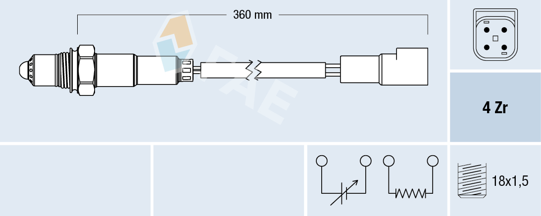FAE Lambda-sonde 77168