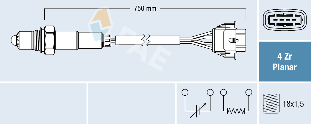 FAE Lambda-sonde 77308