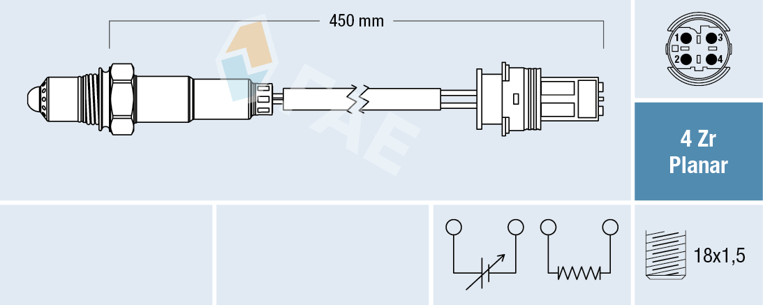 FAE Lambda-sonde 77444