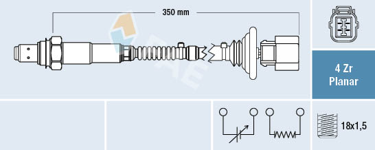 FAE Lambda-sonde 77596