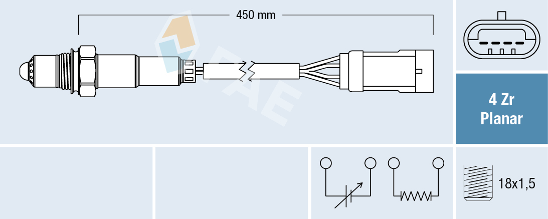 FAE Lambda-sonde 77602