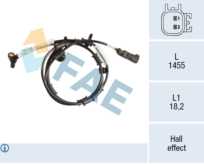 FAE Wielsnelheidssensor 78215