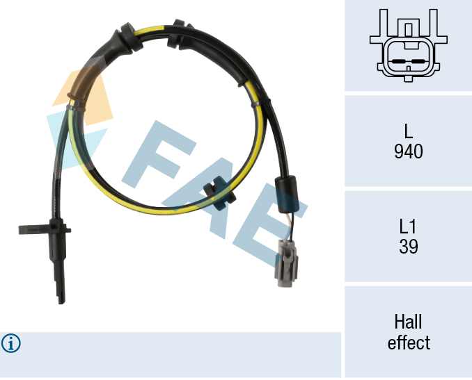 FAE Wielsnelheidssensor 78456