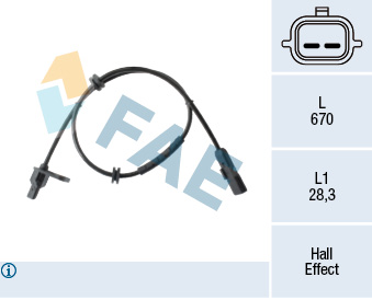 FAE ABS sensor 78512