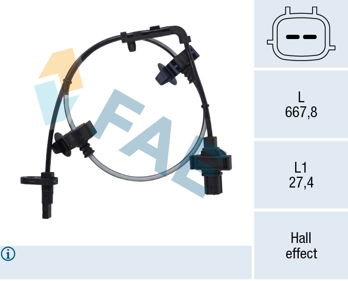FAE Wielsnelheidssensor 78693