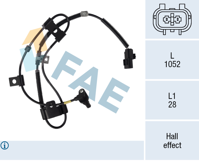 FAE Wielsnelheidssensor 78695
