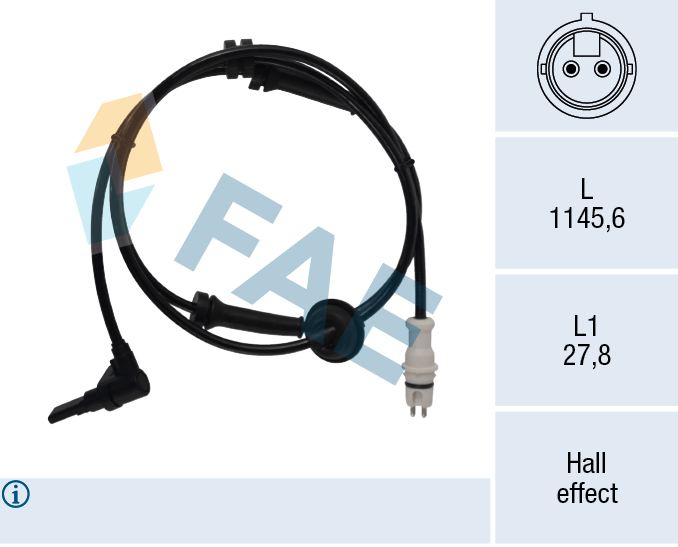 FAE Wielsnelheidssensor 78698