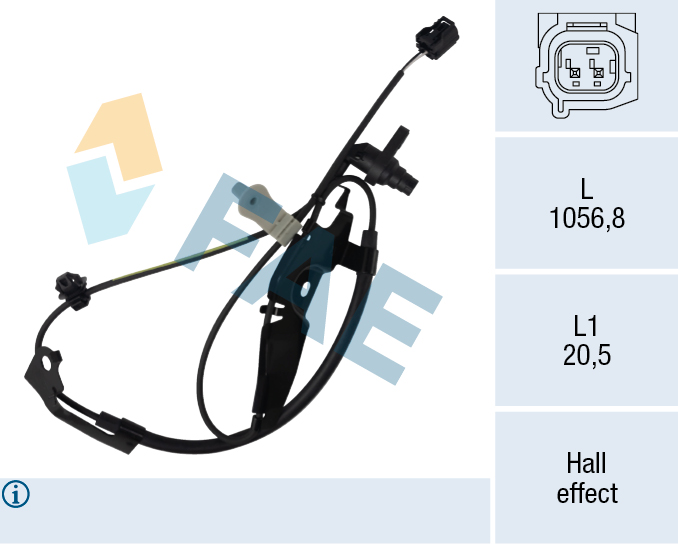 FAE Wielsnelheidssensor 78726