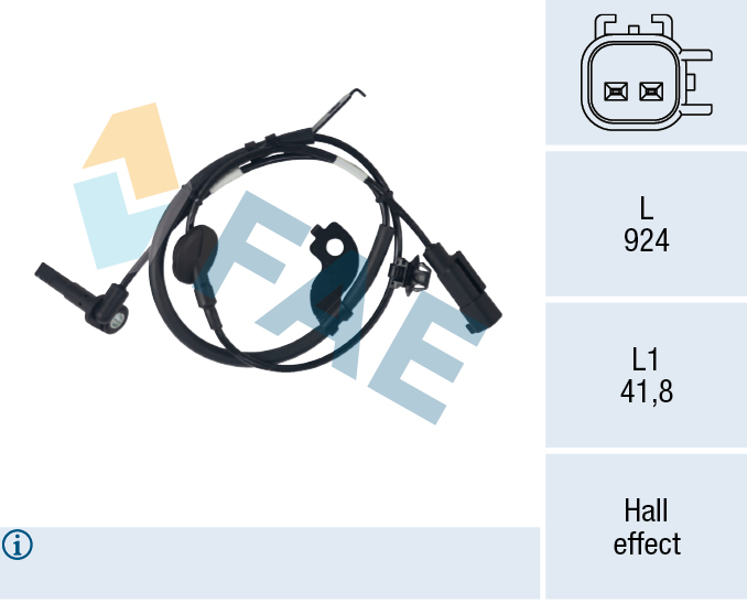 FAE Wielsnelheidssensor 78736