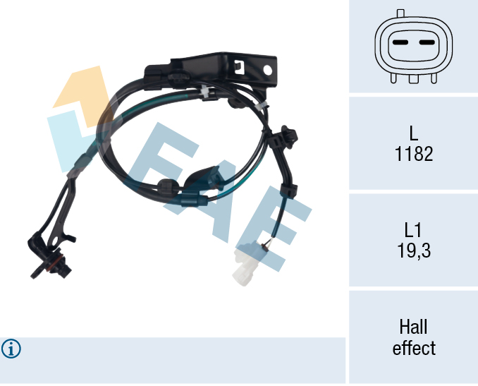 FAE Wielsnelheidssensor 78738