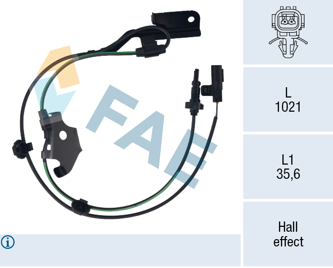 FAE Wielsnelheidssensor 78740
