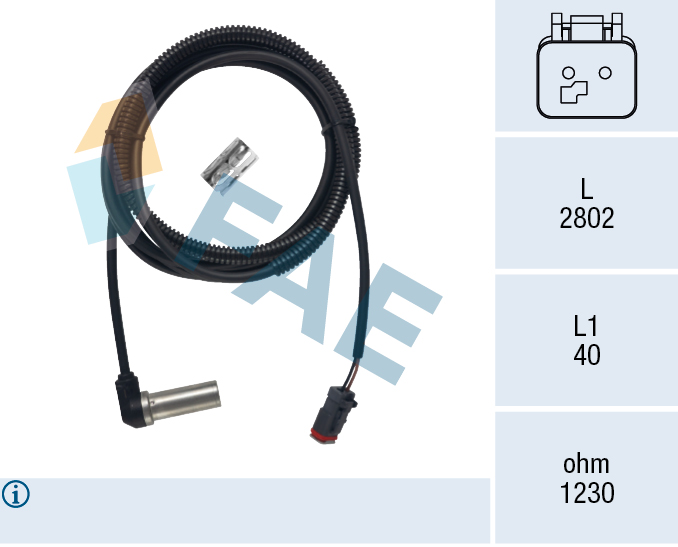 FAE Wielsnelheidssensor 78743