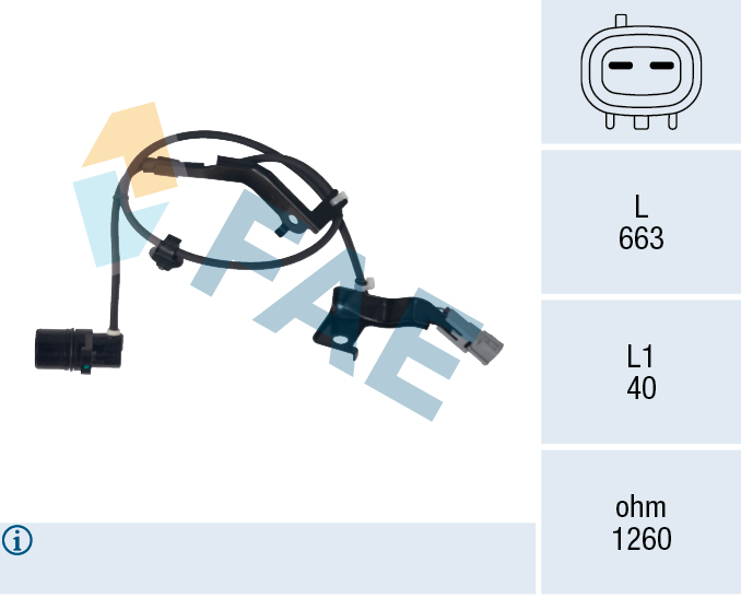 FAE Wielsnelheidssensor 78744