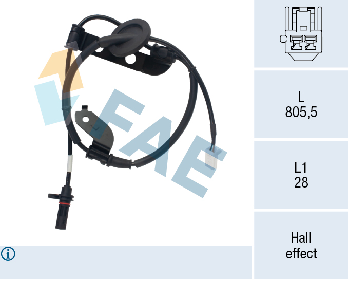FAE Wielsnelheidssensor 78747