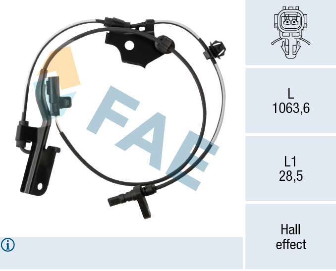 FAE Wielsnelheidssensor 78750