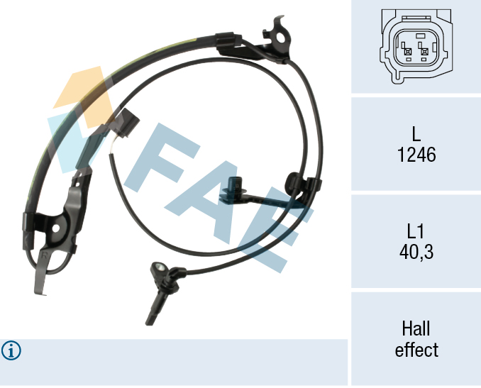 FAE Wielsnelheidssensor 78751