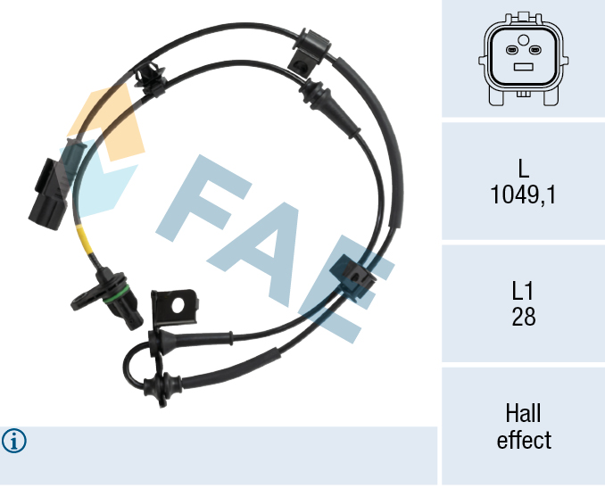 FAE Wielsnelheidssensor 78758