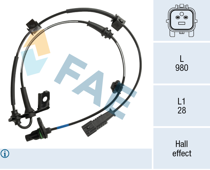 FAE Wielsnelheidssensor 78759