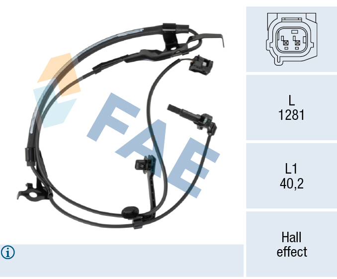 FAE Wielsnelheidssensor 78765