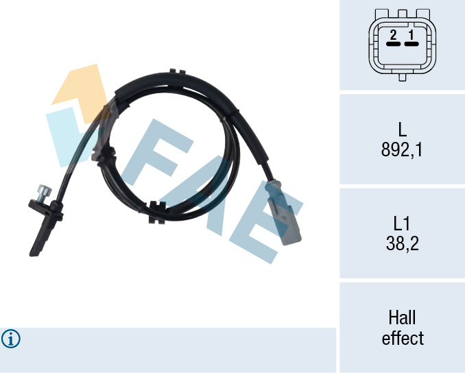 FAE Wielsnelheidssensor 78774