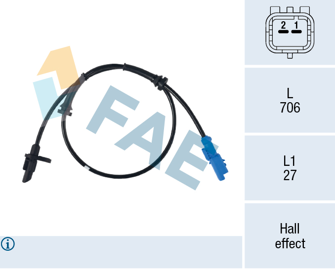 FAE Wielsnelheidssensor 78778