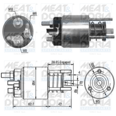 Meat Doria Starter magneetschakelaar 46050