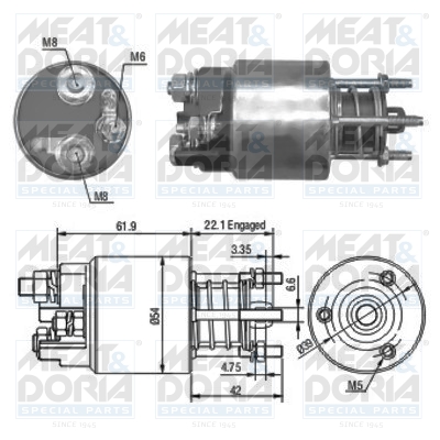 Meat Doria Starter magneetschakelaar 46110