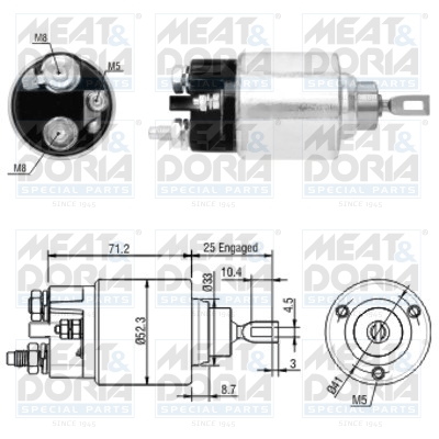 Meat Doria Starter magneetschakelaar 46154