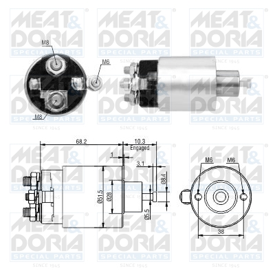 Meat Doria Starter magneetschakelaar 46280