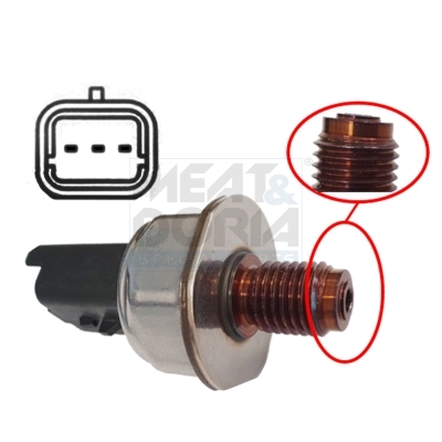 Meat Doria Brandstofdruk sensor 9224