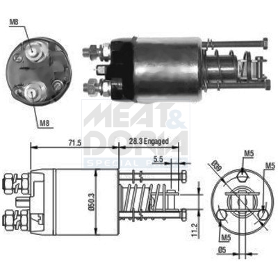 Meat Doria Starter magneetschakelaar 46046