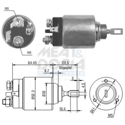 Meat Doria Starter magneetschakelaar 46071