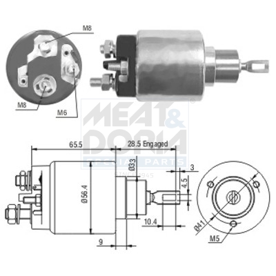 Meat Doria Starter magneetschakelaar 46072