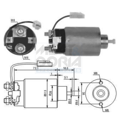 Meat Doria Starter magneetschakelaar 46114