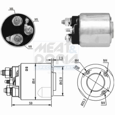 Meat Doria Starter magneetschakelaar 46148