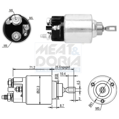 Meat Doria Starter magneetschakelaar 46154