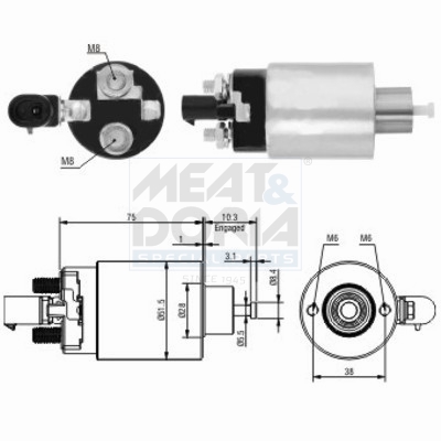 Meat Doria Starter magneetschakelaar 46172
