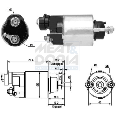 Meat Doria Starter magneetschakelaar 46173