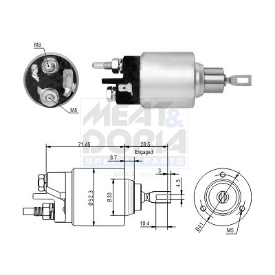 Meat Doria Starter magneetschakelaar 46197