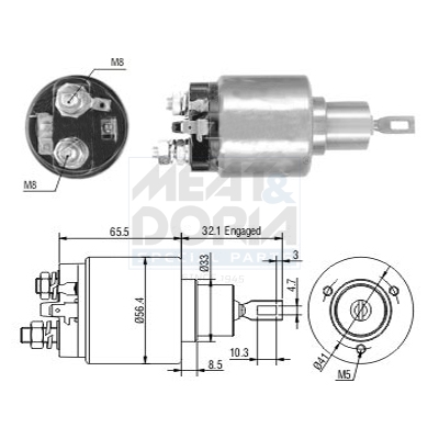 Meat Doria Starter magneetschakelaar 46243