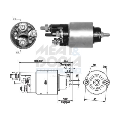 Meat Doria Starter magneetschakelaar 46283