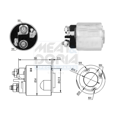 Meat Doria Starter magneetschakelaar 46295