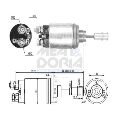 Meat Doria Starter magneetschakelaar 46325