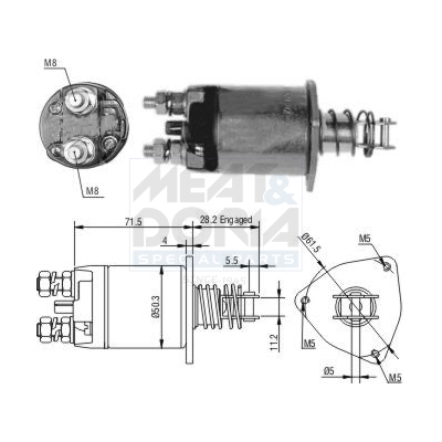 Meat Doria Starter magneetschakelaar 46329