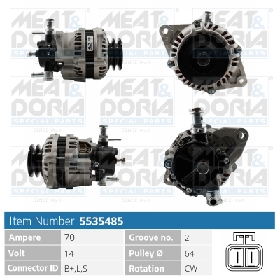 Meat Doria Alternator/Dynamo 5535485