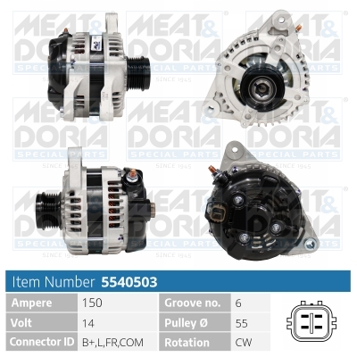 Meat Doria Dynamo / Alternator 5540503