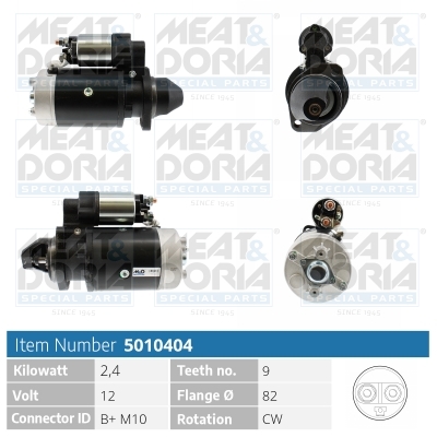 Meat Doria Startmotor / Starter 5010404
