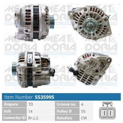 Meat Doria Alternator/Dynamo 5535995