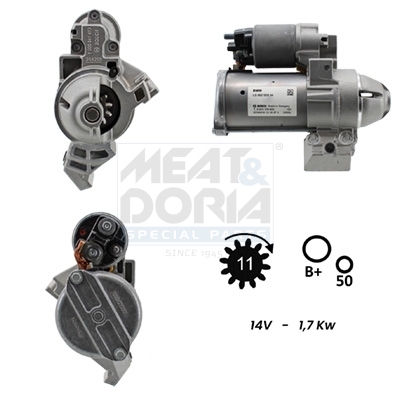 Meat Doria Startmotor / Starter 5010889G